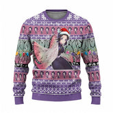 New Demon Slayer 3D Print Casual Loose Fit Christmas Sweatshirt - Halloweez